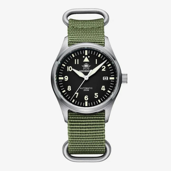 Vanefield Automatic 200M — Sapphire Dive Watch with Japanese NH35A Movement Green