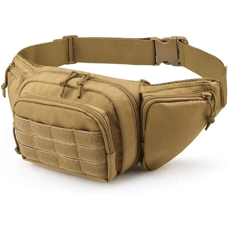 Vanefield waist bag in khaki, front view