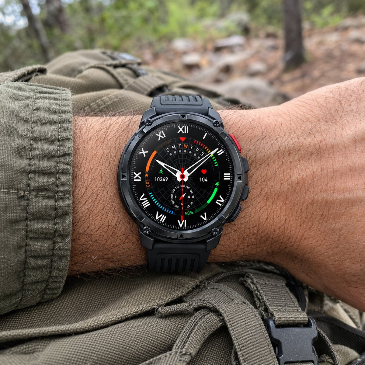 Vanefield Titan Pro Black on wrist