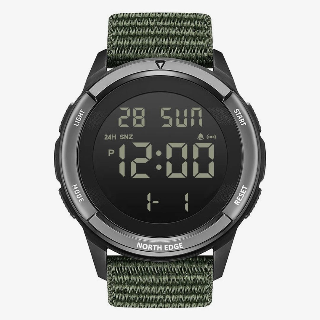 Vanefield Watch 45 in green, front view