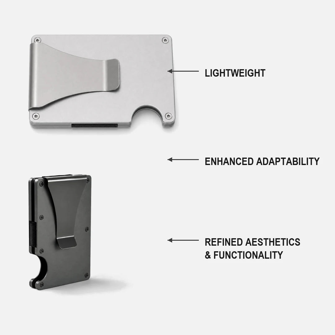 Titan Wallet: light weight, adaptability and finish