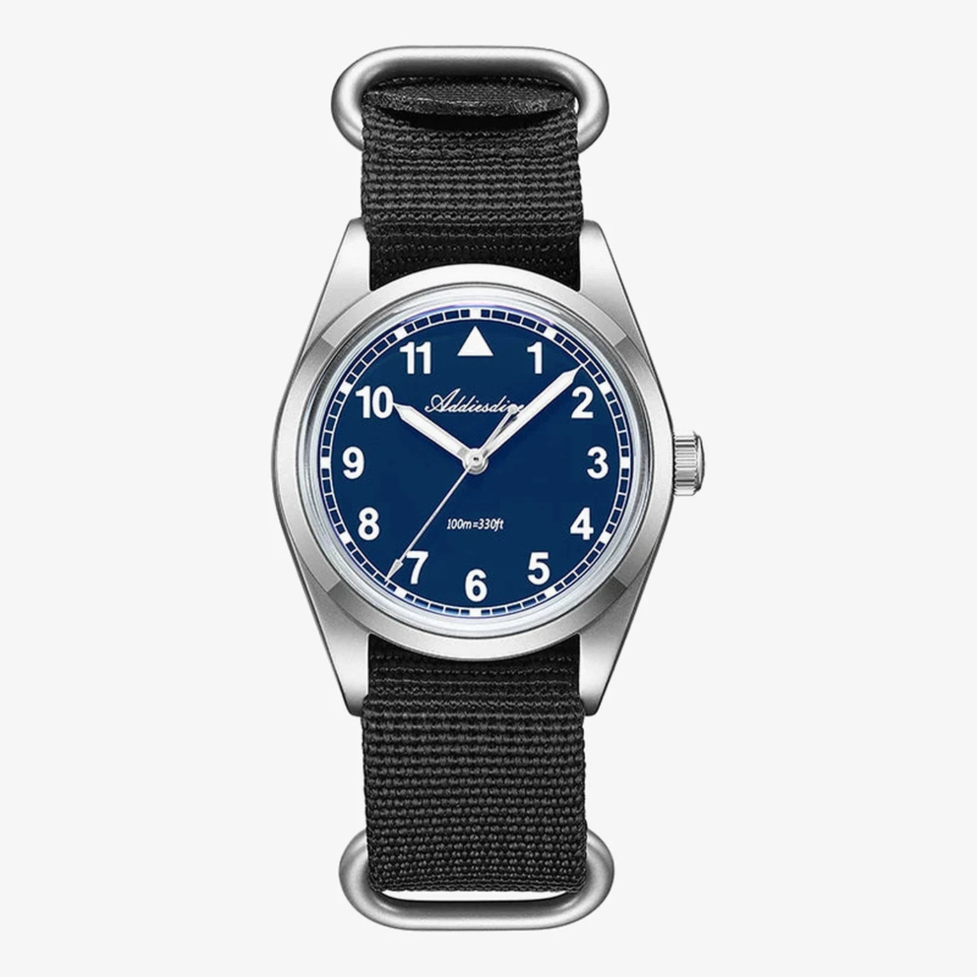 Vanefield Field Watch 38 Mariner, blue dial and black NATO strap