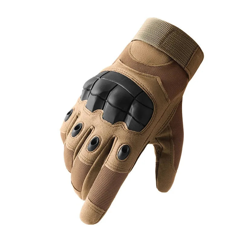 Vanefield combat glove in coyote, back of the hand