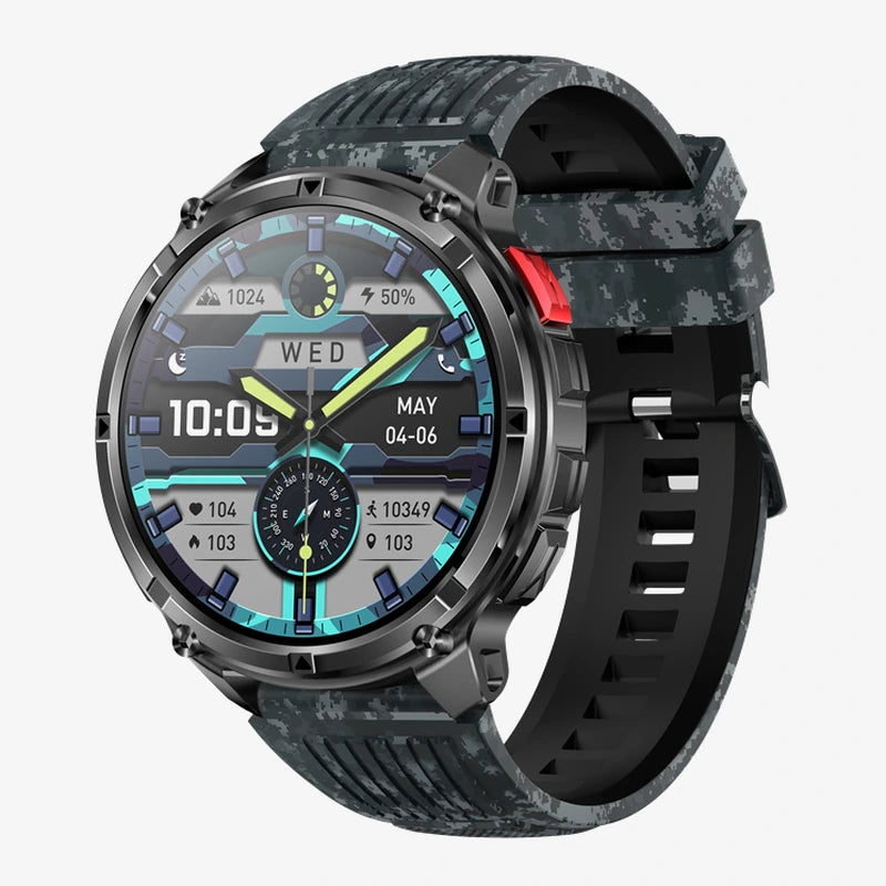 Vanefield Titan Pro in camo, three-quarter view