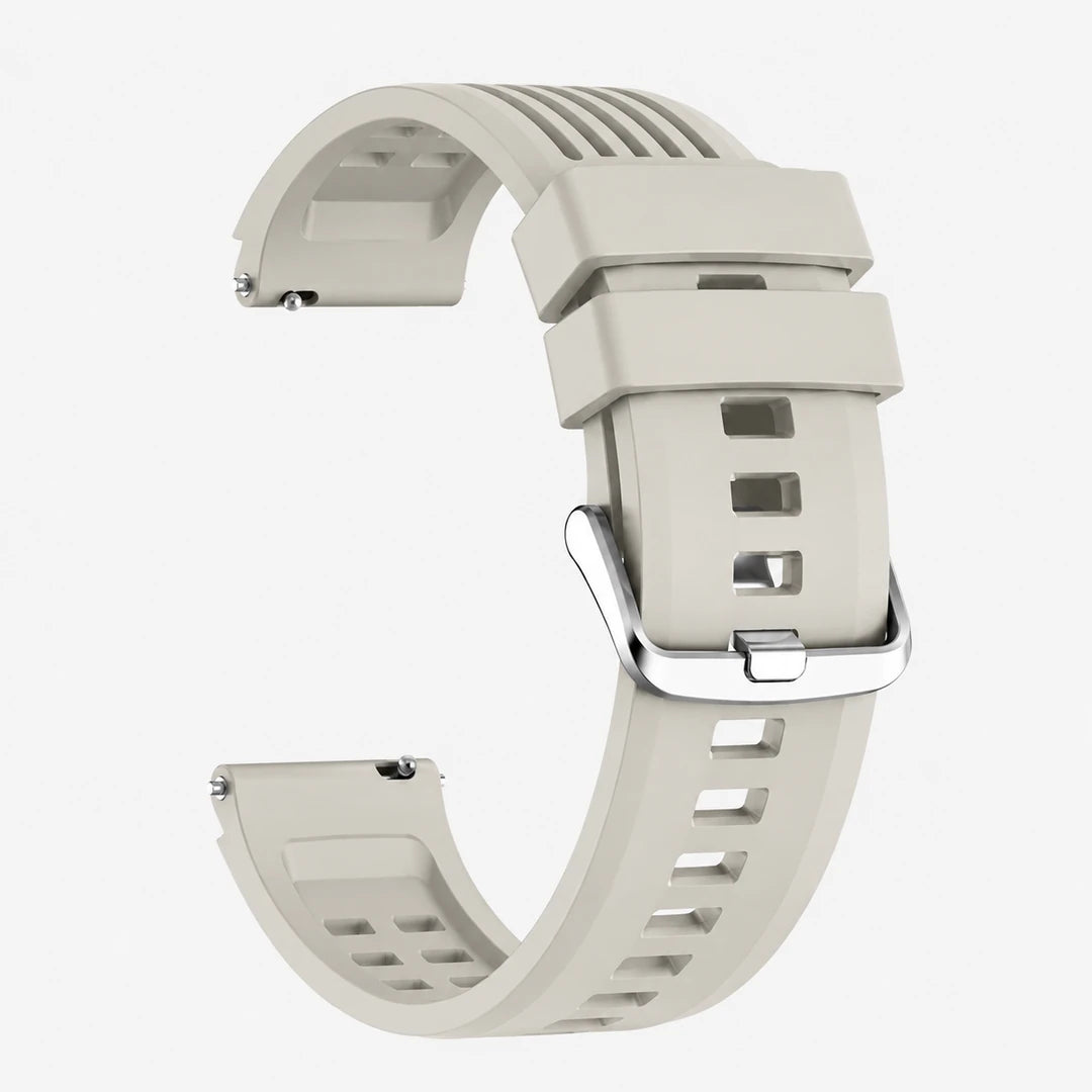 Sand silicone quick-release watch strap for the Vanefield Titan Pro, 22 mm