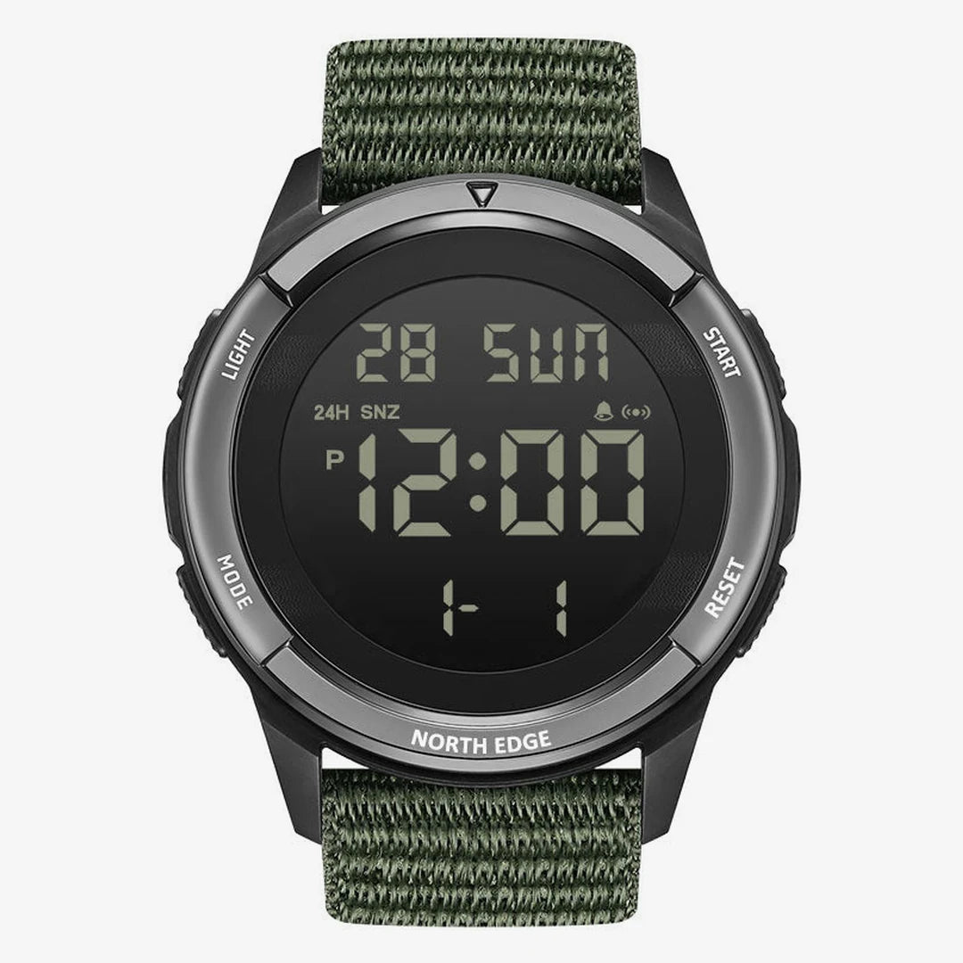 Vanefield Watch 45 in green, front view