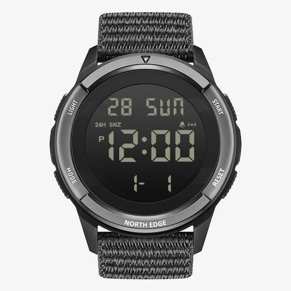Vanefield Watch 45 — Carbon Fiber Digital Watch for the Toughest Trails Black