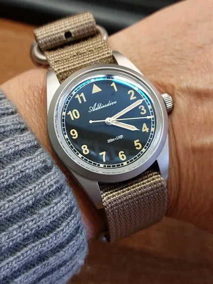 Vanefield Field Watch 38 worn by a customer