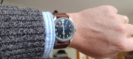 Vanefield Field Watch 38 worn by a customer