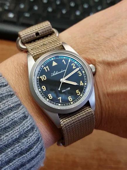 Vanefield Field Watch 38 worn by a customer