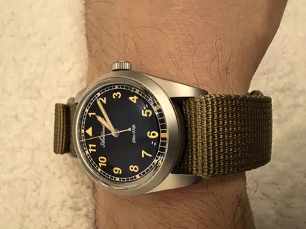 Vanefield Field Watch 38 worn by a customer