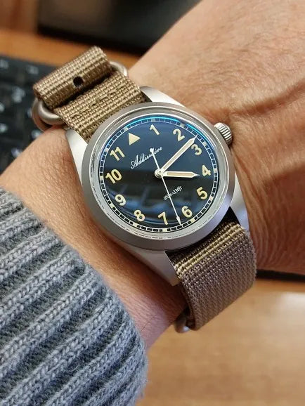 Vanefield Field Watch 38 worn by a customer