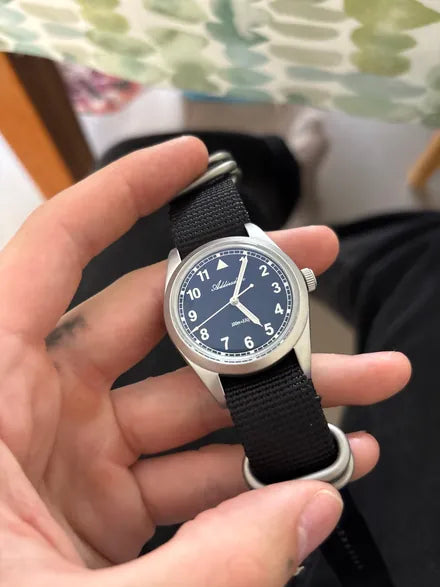 Vanefield Field Watch 38 worn by a customer