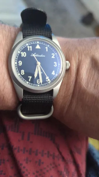 Vanefield Field Watch 38 worn by a customer