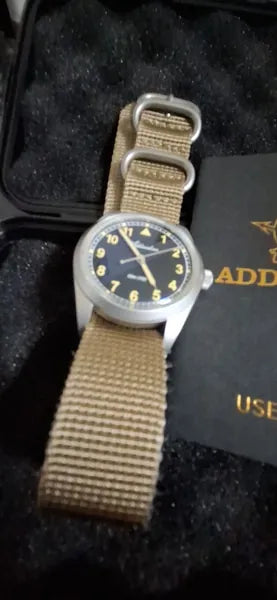 Vanefield Field Watch 38 worn by a customer